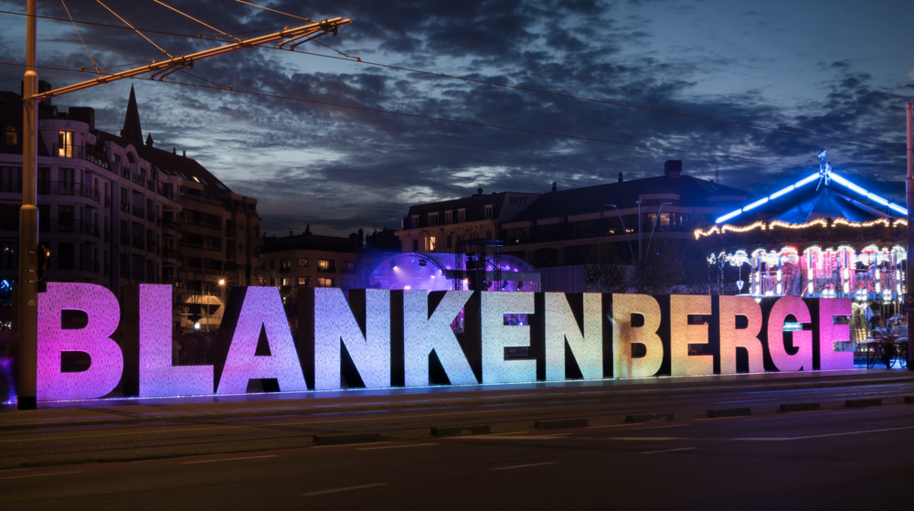 foto Extreme naamletters geven uitstraling aan de badstad Blankenberge