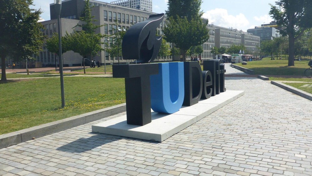 foto TU Delft 3D-Buchstaben