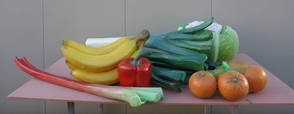foto Blowups van groenten en fruit voor Jumbo supermarkten