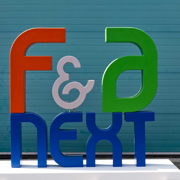 Large 3D logo F&A Next