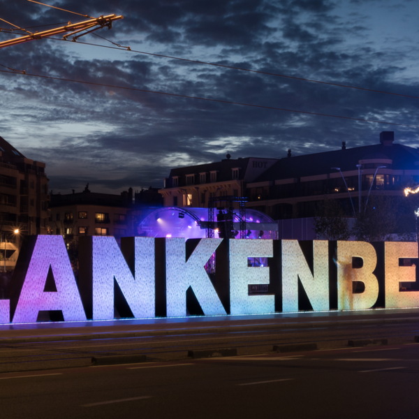 Extreme naamletters geven uitstraling aan de badstad Blankenberge