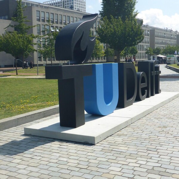 TU Delft 3D-Buchstaben
