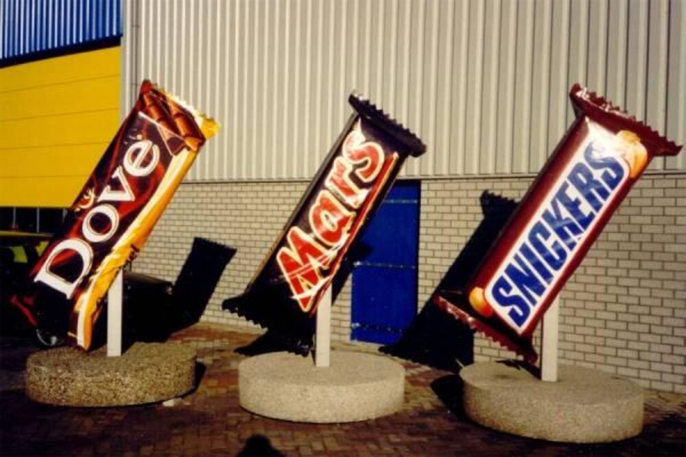 foto Dove Mars Snickers