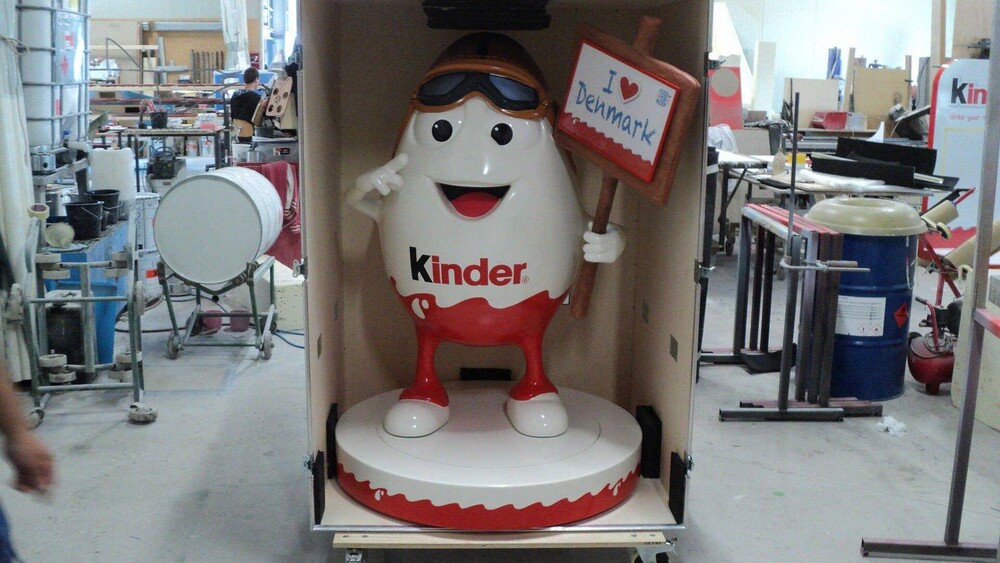 foto 3D character Kinder