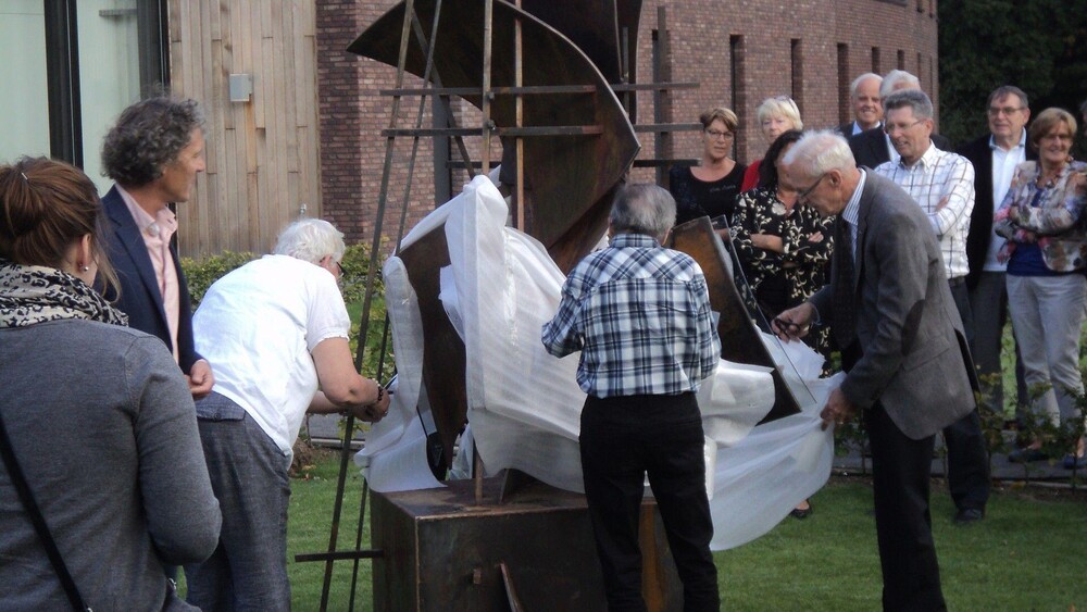 cortenstalen kunstwerken voor kunstenaar Richard Smeets