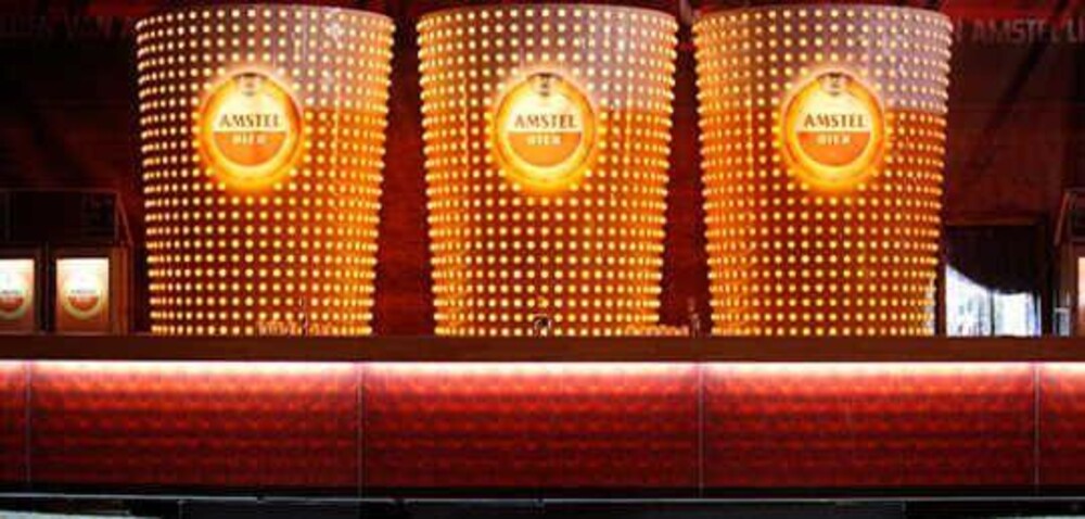 foto Gielissen Lichtgevende Amstel Bierglazen