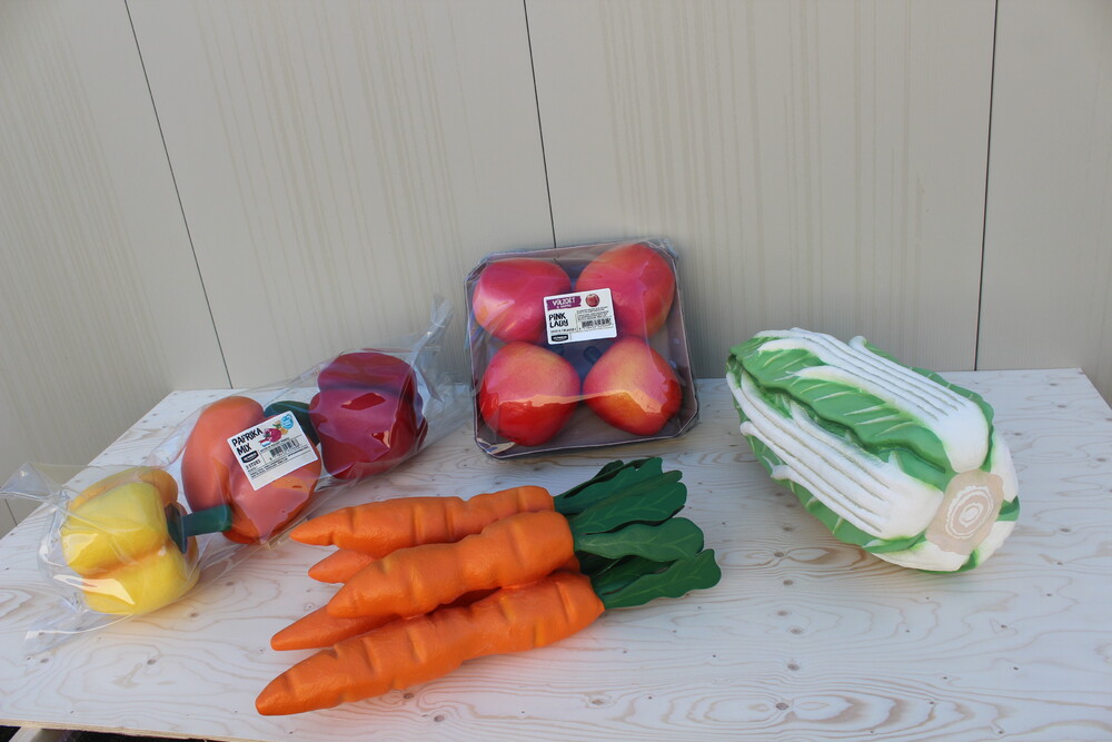 foto Kunststof groenten & fruit