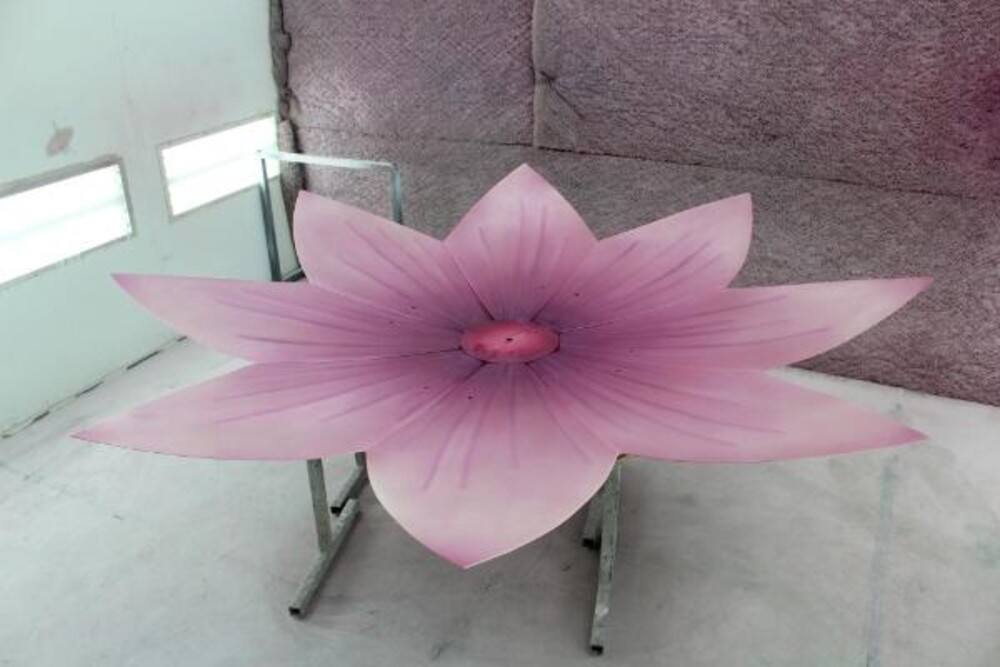 foto Lotusblüte Dusche für Thermen Berendonck