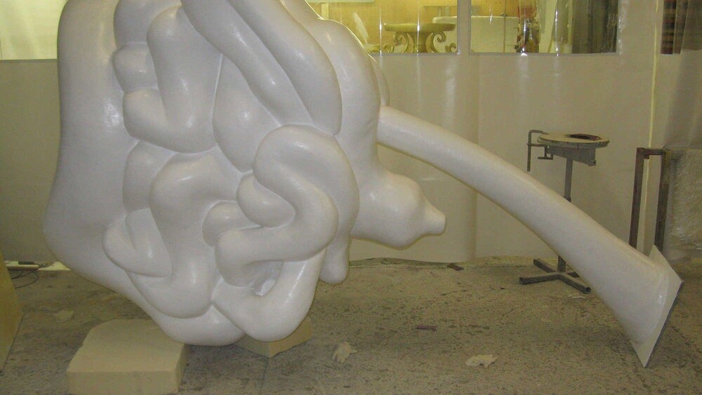Kunstwerken - Voor kunstenaar Menno Baars realiseerde Blowups verschillende sculpturen in de vorm van organen.