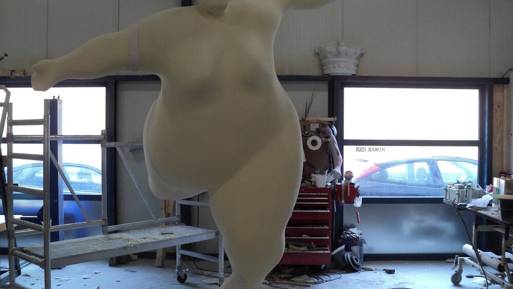 Kunstwerken - Blowups maakte voor SpaSereen diverse kunstbeelden genaamd Fat Ladies.