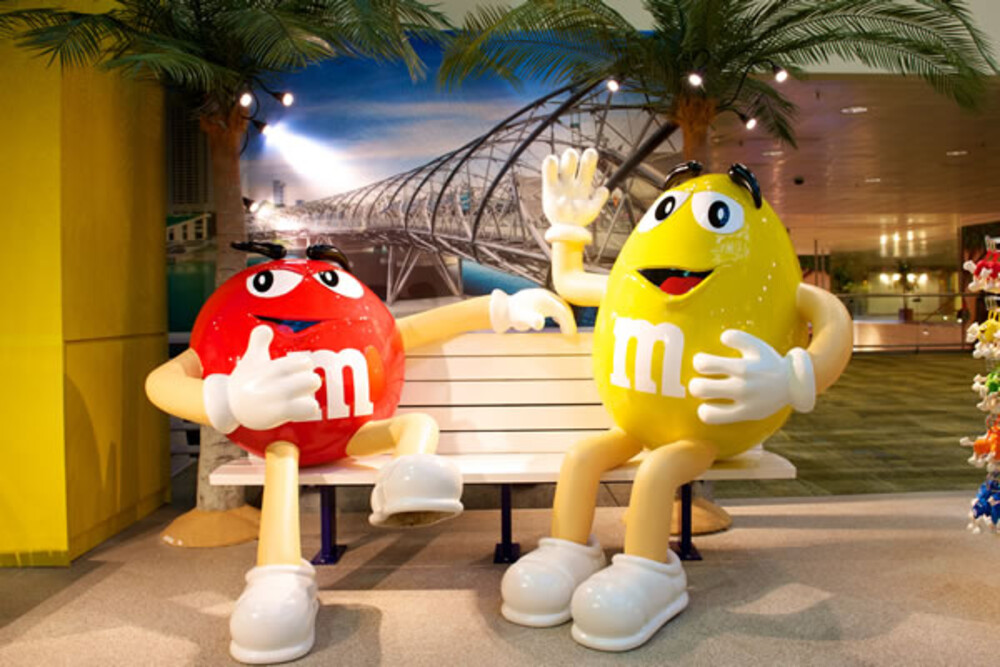 3D characters M&M's