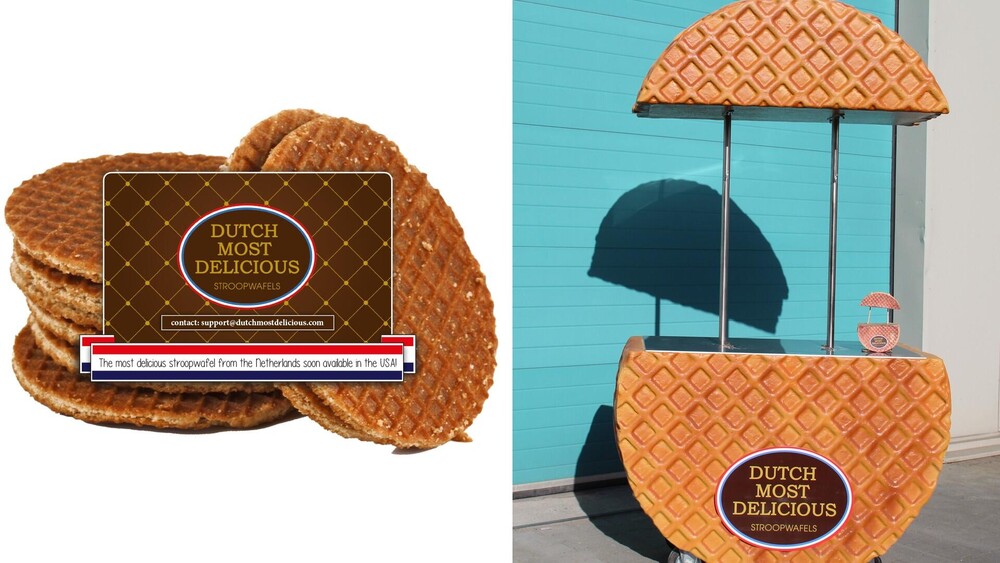 Blowups maakt een duurzame en praktische Stroopwafelkar voor Dutch Most Delicious Stroopwafels