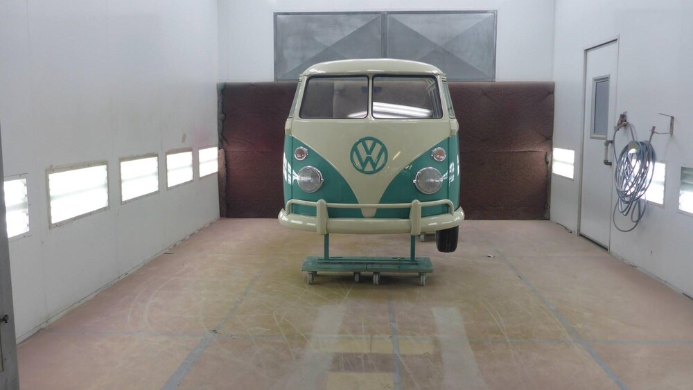 foto VW T1 vintage blikvanger voor horeca interieur