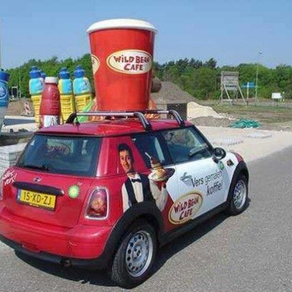 Wild Bean car advertising 