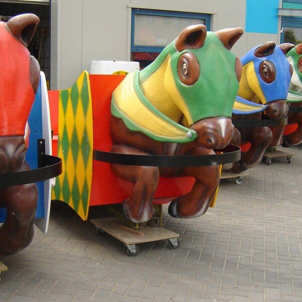 3D Pferde für Funpark Land van Ooit