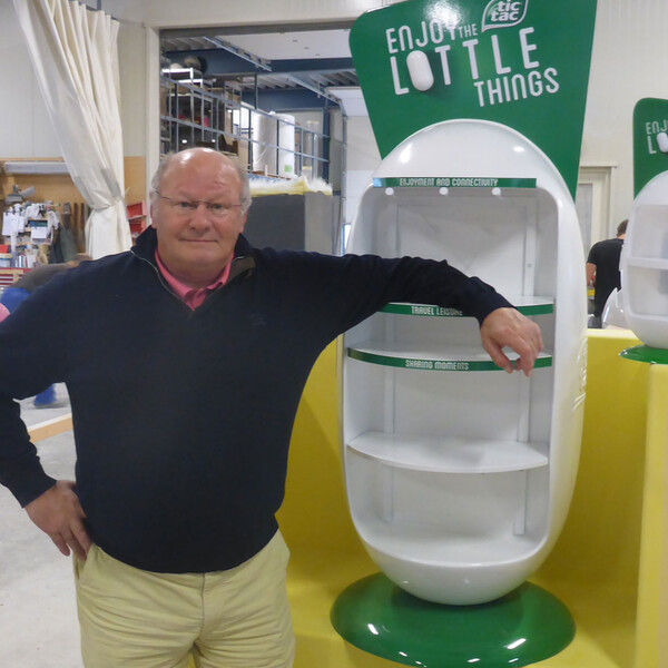 Internationale branding display voor Tic Tac