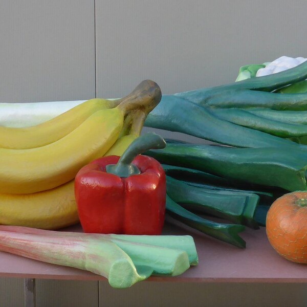Blowups van groenten en fruit voor Jumbo supermarkten
