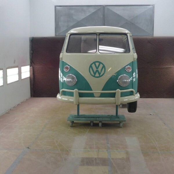 VW T1 vintage blikvanger voor horeca interieur